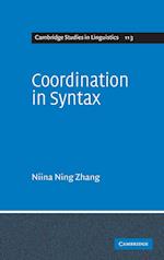Coordination in Syntax