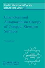 Characters and Automorphism Groups of Compact Riemann Surfaces