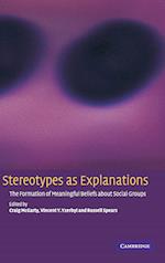 Stereotypes as Explanations