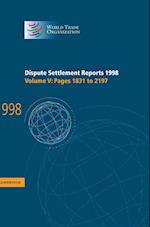 Dispute Settlement Reports 1998: Volume 5, Pages 1831-2197