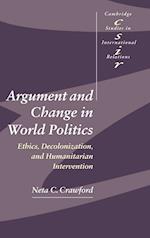 Argument and Change in World Politics