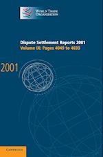 Dispute Settlement Reports 2001: Volume 9, Pages 4049-4693