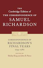 Correspondence of Richardson's Final Years (1755–1761)