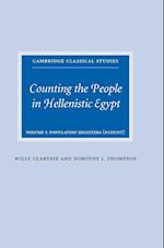 Counting the People in Hellenistic Egypt: Volume 1, Population Registers (P. Count)