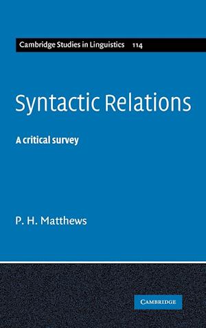 Syntactic Relations