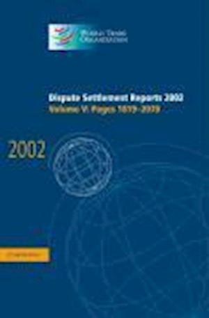 Dispute Settlement Reports 2002: Volume 5, Pages 1819-2070