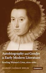 Autobiography and Gender in Early Modern Literature