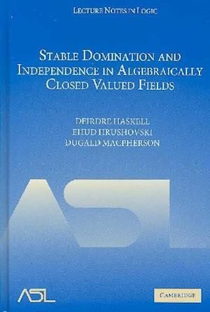 Stable Domination and Independence in Algebraically Closed Valued Fields