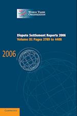 Dispute Settlement Reports 2006: Volume 9, Pages 3789–4408