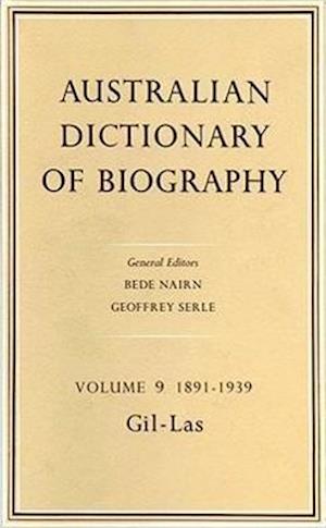 Australian Dictionary of Biography Volume 9