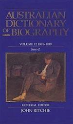Australian Dictionary of Biography, Volume 12