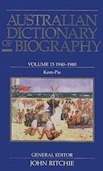 Australian Dictionary of Biography Volume 15