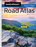 Rand McNally 2025 Easy-To-Read Midsize Road Atlas