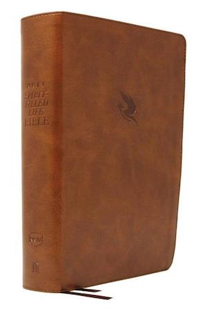 NKJV, Spirit-Filled Life Bible, Third Edition, Leathersoft, Brown, Thumb Indexed, Red Letter Edition, Comfort Print