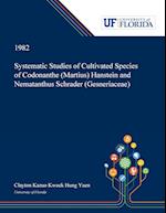 Systematic Studies of Cultivated Species of Codonanthe (Martius) Hanstein and Nematanthus Schrader (Gesneriaceae)