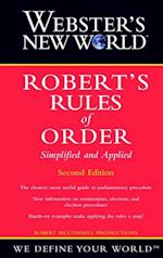 Webster's New World Robert's Rules of Order Simplified And Applied