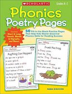 Phonics Poetry Pages