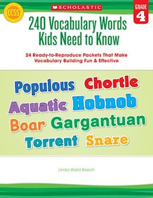 240 Vocabulary Words Kids Need to Know