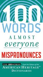 100 Words Almost Everyone Mispronounces