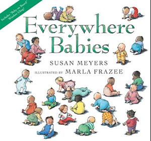 Everywhere Babies Lap Board Book (with Window Cling) [With Window Cling]