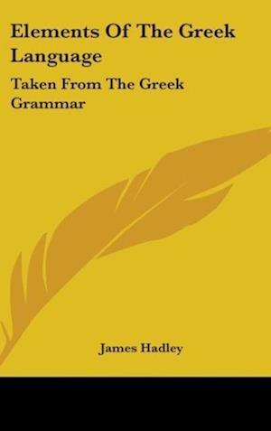 Elements Of The Greek Language