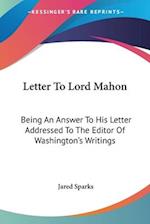 Letter To Lord Mahon