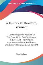 A History Of Bradford, Vermont