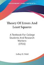 Theory Of Errors And Least Squares