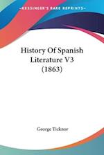 History Of Spanish Literature V3 (1863)