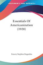 Essentials Of Americanization (1920)