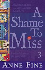 A Shame To Miss Poetry Collection 3