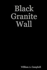 Black Granite Wall