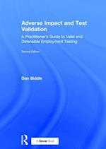 Adverse Impact and Test Validation