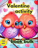 Valentine activity book bulk for kids