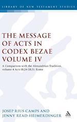 The Message of Acts in Codex Bezae (vol 4)