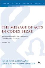 Message of Acts in Codex Bezae (vol 3).