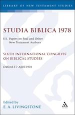 Studia Biblica 1978. III