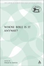 Whose Bible Is It Anyway?