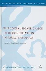 The Social Significance of Reconciliation in Paul's Theology