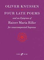 Four Late Poems and an Epigram