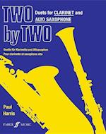 Two by Two Clarinet and Alto Saxophone Duets