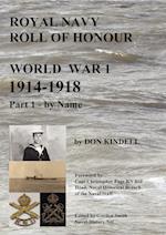 Royal Navy Roll of Honour - World War 1, by Name