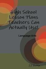 High School Lesson Plans Teachers Can Actually Use!