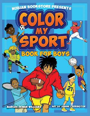 Nubian Bookstore Presents Color My Sport Book For Boys