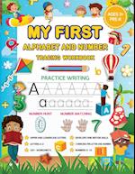My First  Alphabet and Number Tracing Workbook