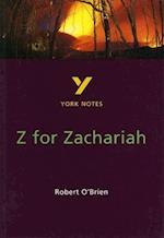 Z for Zachariah everything you need to catch up, study and prepare for the 2025 and 2026 exams