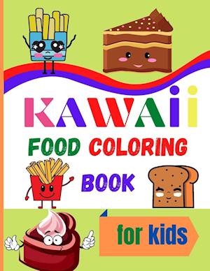 Kawaii Food Coloring Book for Kids