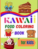 Kawaii Food Coloring Book for Kids