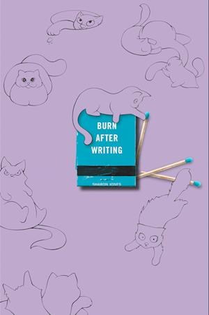 Burn After Writing (Purple with Cats)