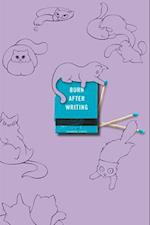 Burn After Writing (Pink with Cats)